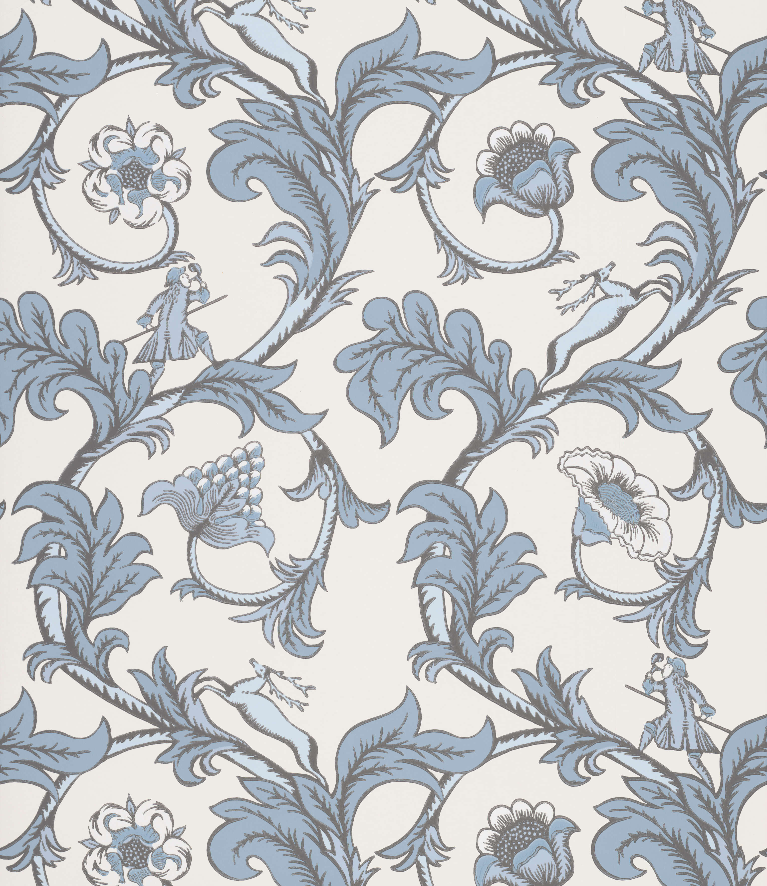 Stag Trail - Sky by Little Greene - luxury wallpaper