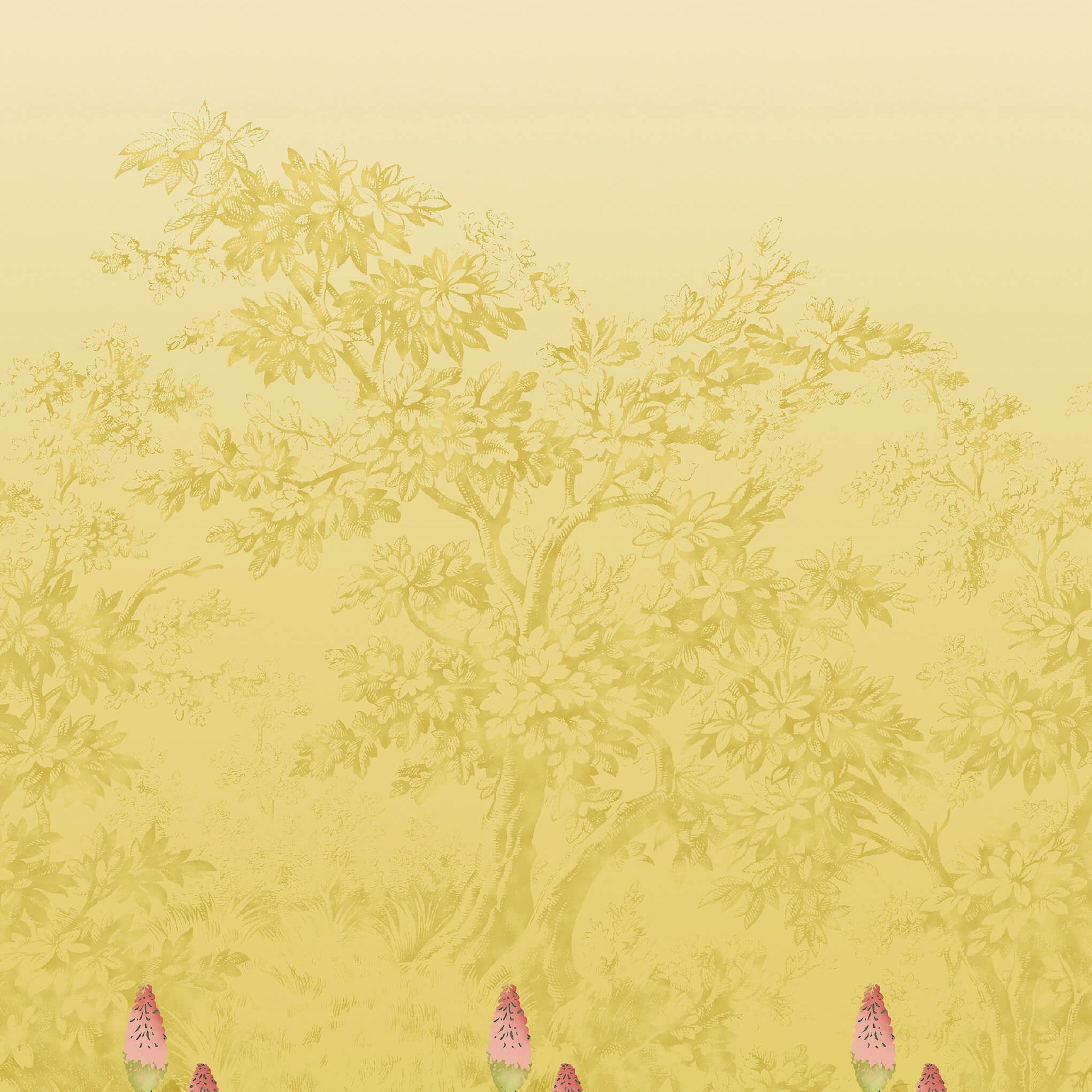 Upper Brook St. - Soleil by Little Greene - luxury wallpaper