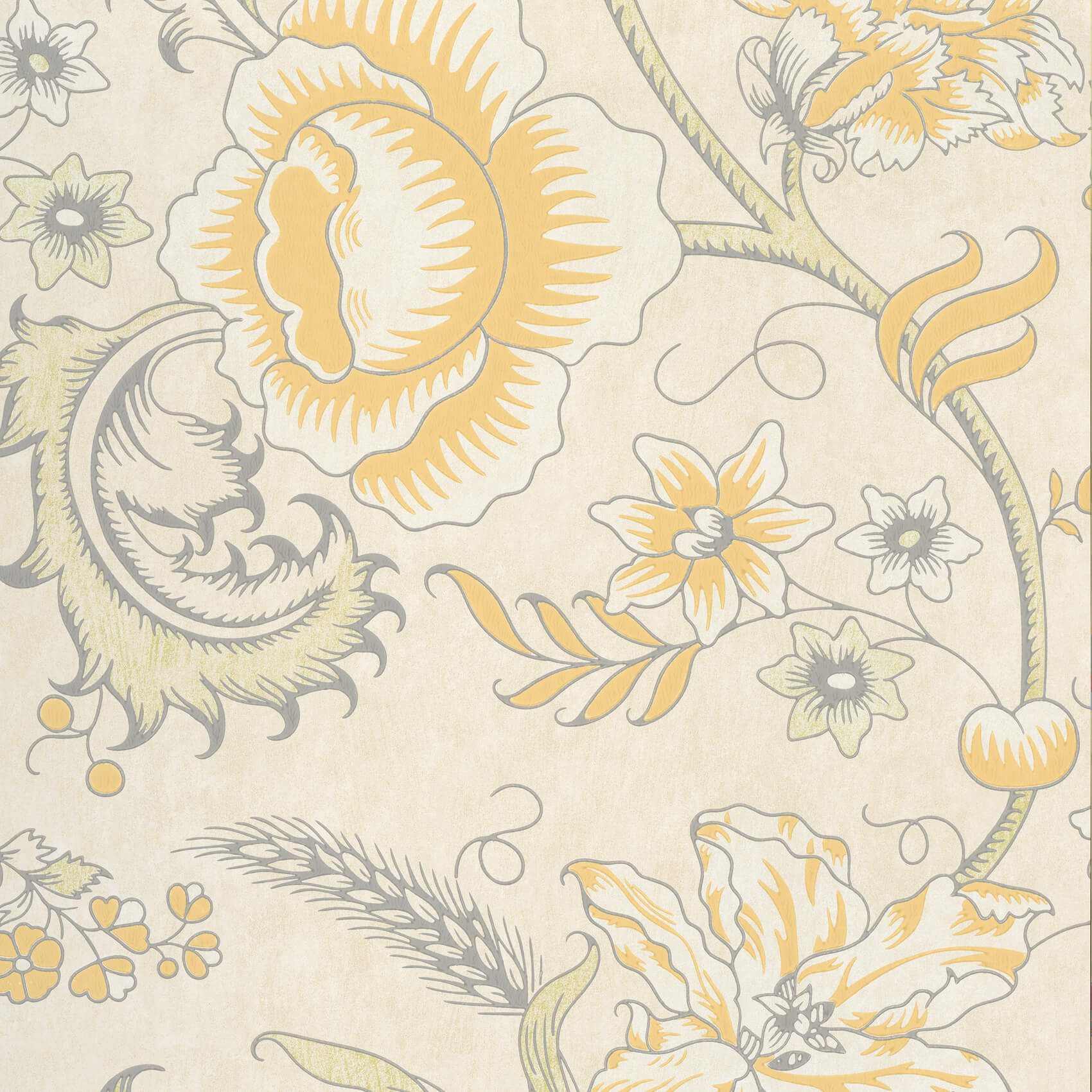 Woodblock Trail - Claude by Little Greene - luxury wallpaper