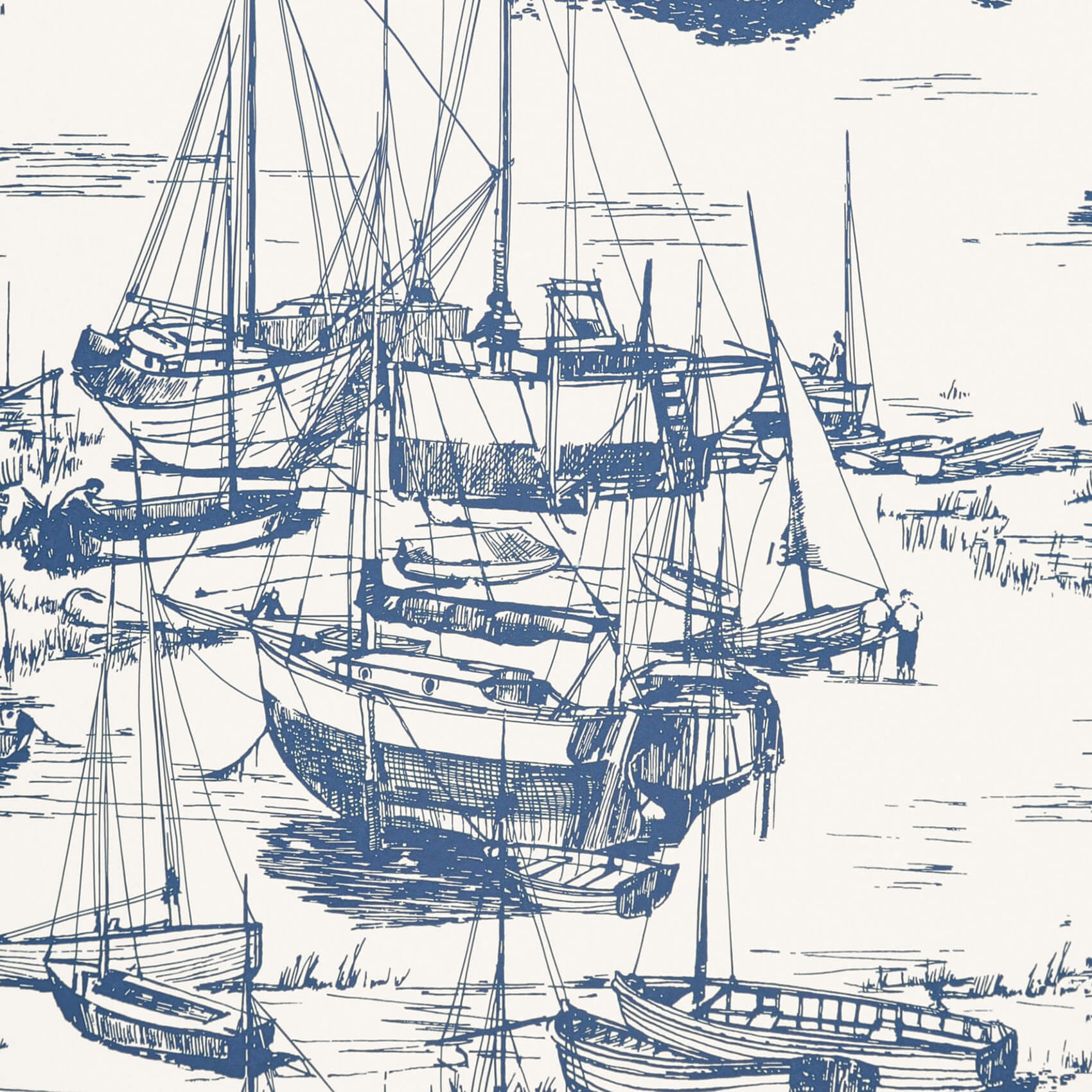 Zingara - Delft by Little Greene - luxury wallpaper