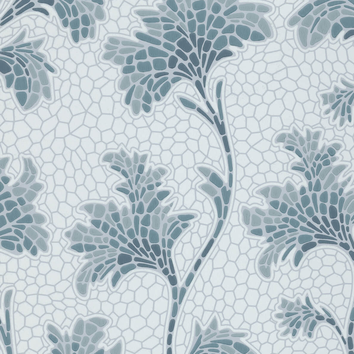 Mosaic Trail - Etruria by Little Greene - luxury wallpaper