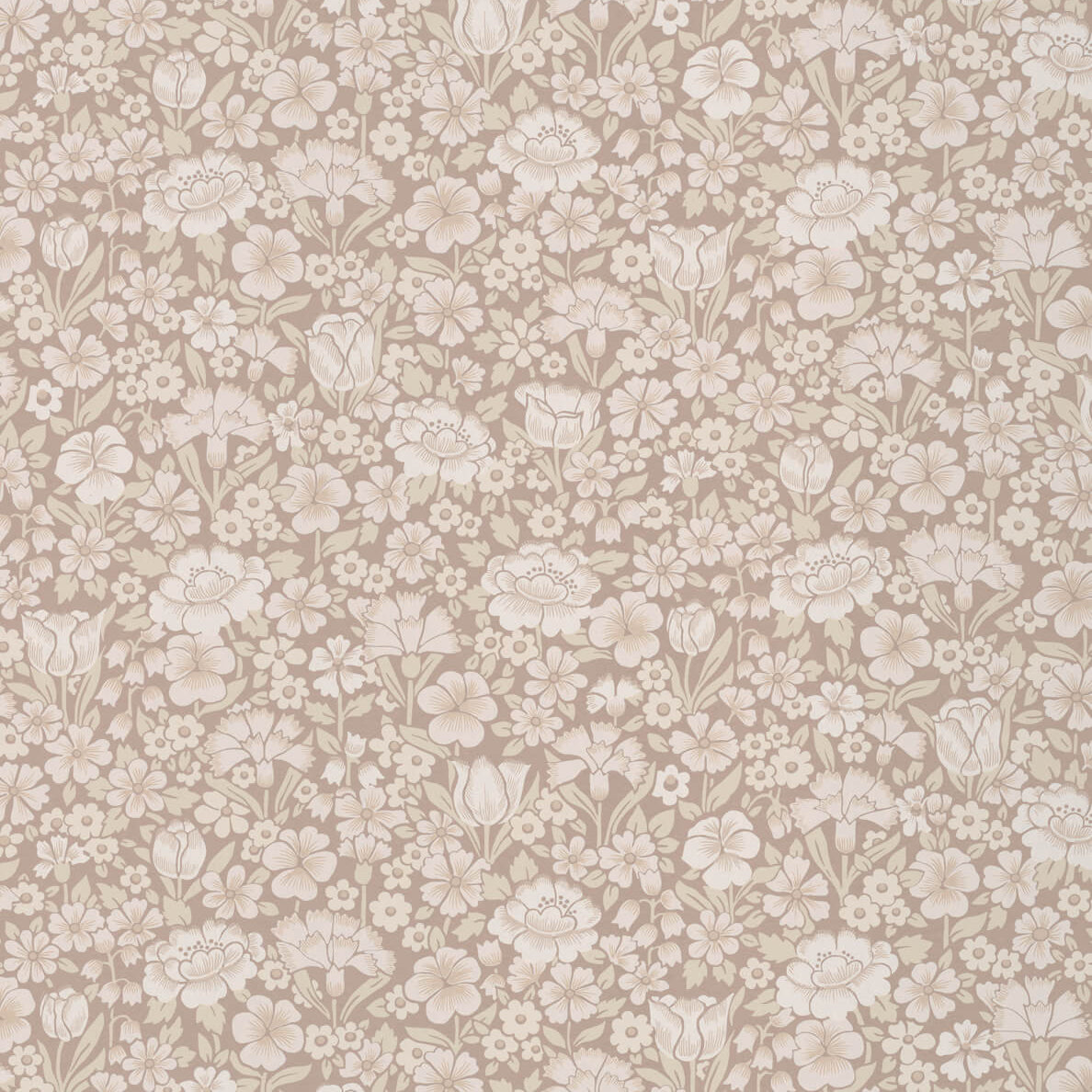 Spring Flowers - Portland Stone by Little Greene - luxury wallpaper