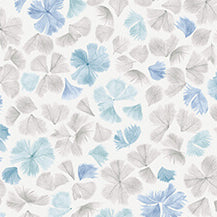 Feather Flora - Constantia Blue by Paint & Paper Library - luxury wallpaper
