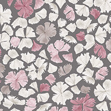 Feather Flora - Rhubarb by Paint & Paper Library - luxury wallpaper