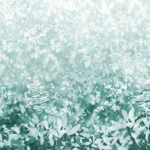 Folia - Teal by Paint & Paper Library - luxury wallpaper
