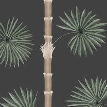 Hardy Palm - Perse Grey by Paint & Paper Library - luxury wallpaper