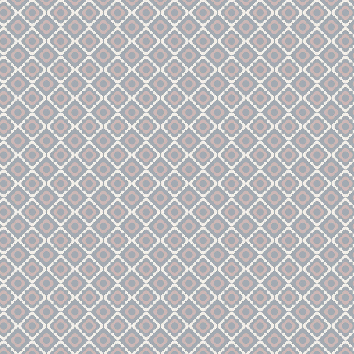 Quatrefoil - Porcelain by Paint & Paper Library - luxury wallpaper