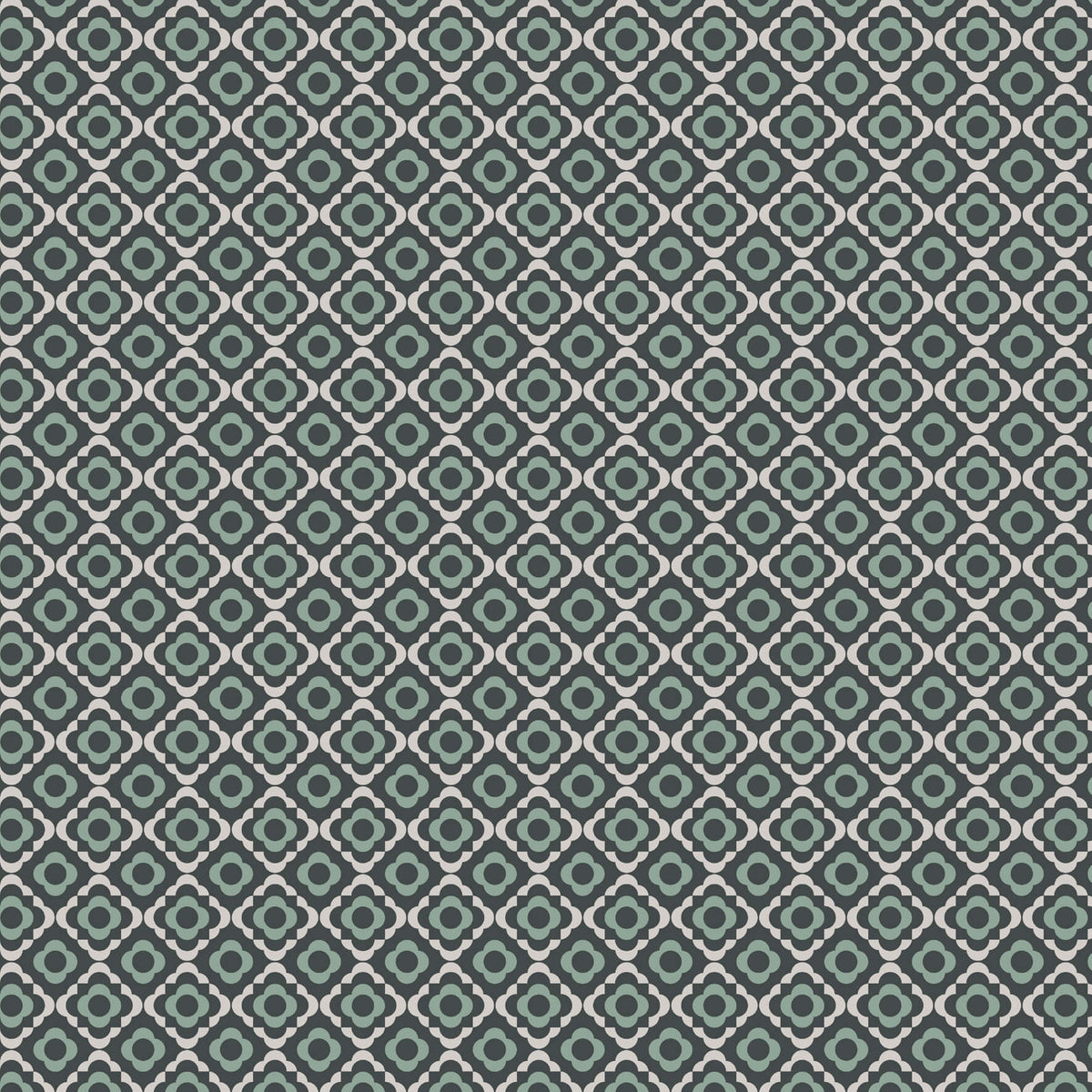 Quatrefoil - Squid Ink by Paint & Paper Library - luxury wallpaper