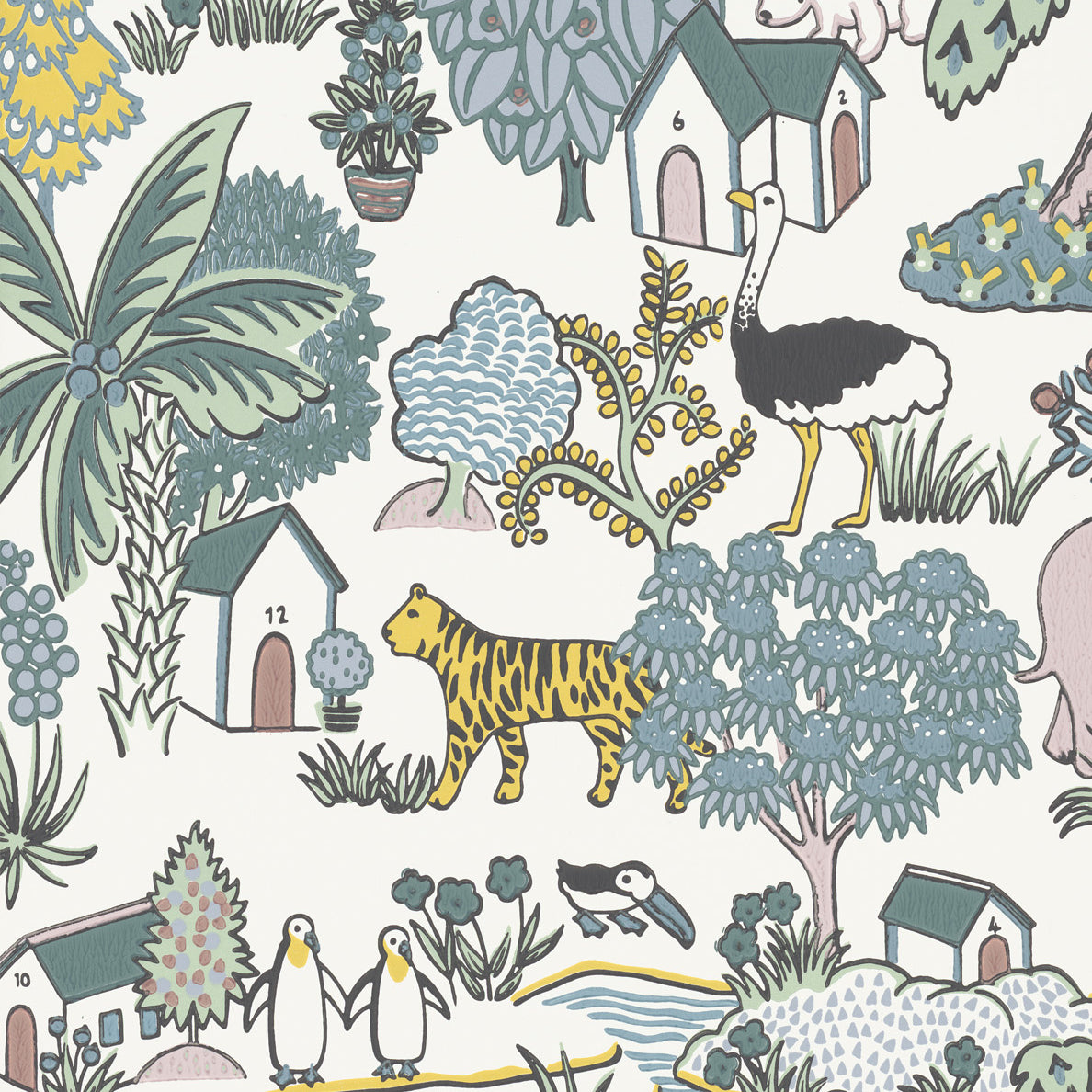 Animal Kingdom - Florence by Little Greene - luxury wallpaper