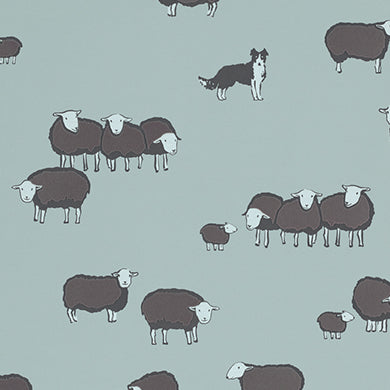 Nip & Lassie - Celestial Blue by Little Greene - luxury wallpaper