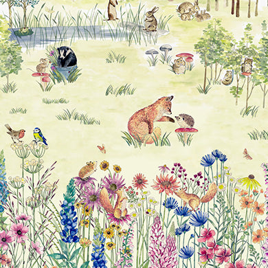 Potter's Woodland - Spring by Little Greene - luxury wallpaper