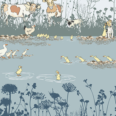 Riverside Capers - Moo by Little Greene - luxury wallpaper