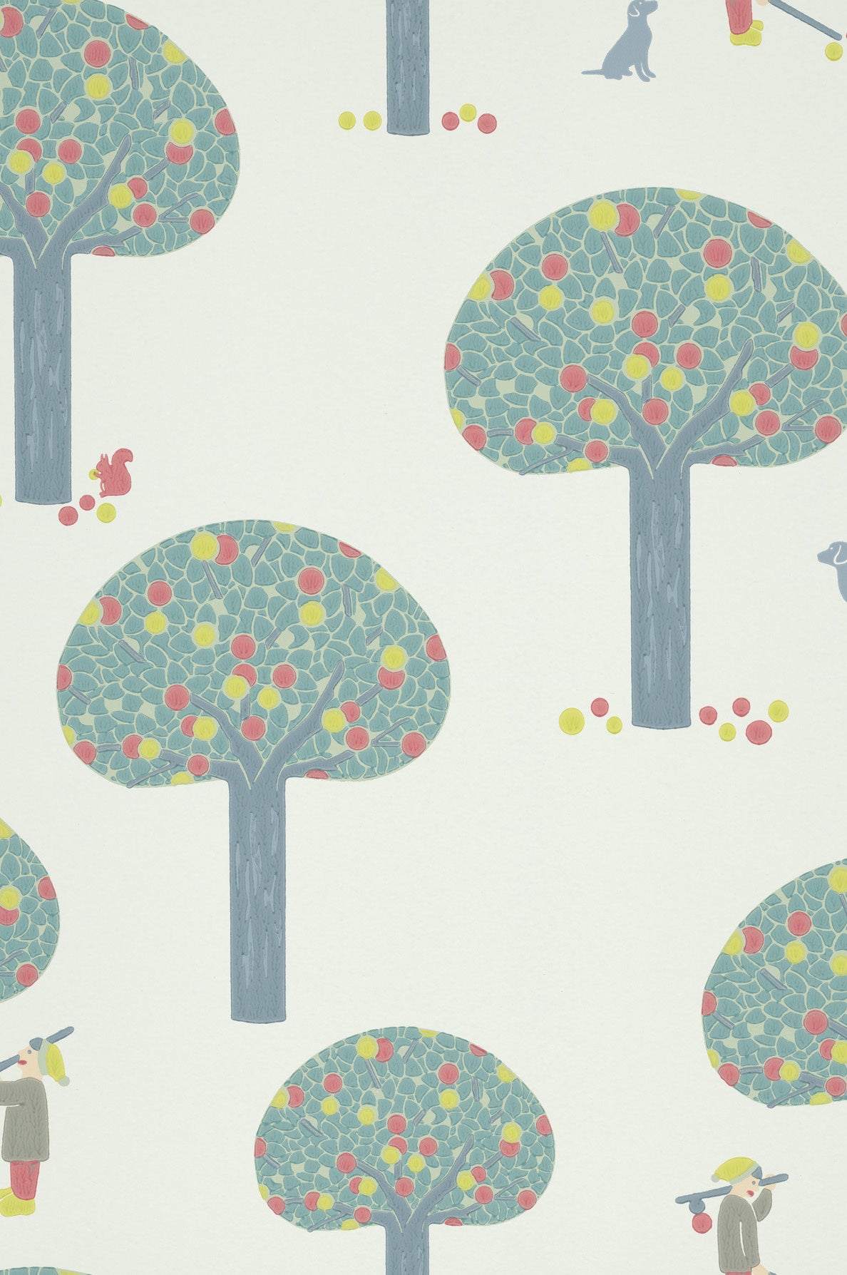 Rodney St. - Delicate Blue by Little Greene - luxury wallpaper