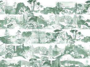 Abbey Gardens - Terrace by Paint & Paper Library - luxury wallpaper