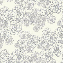 Aeonium - Clean White by Paint & Paper Library - luxury wallpaper