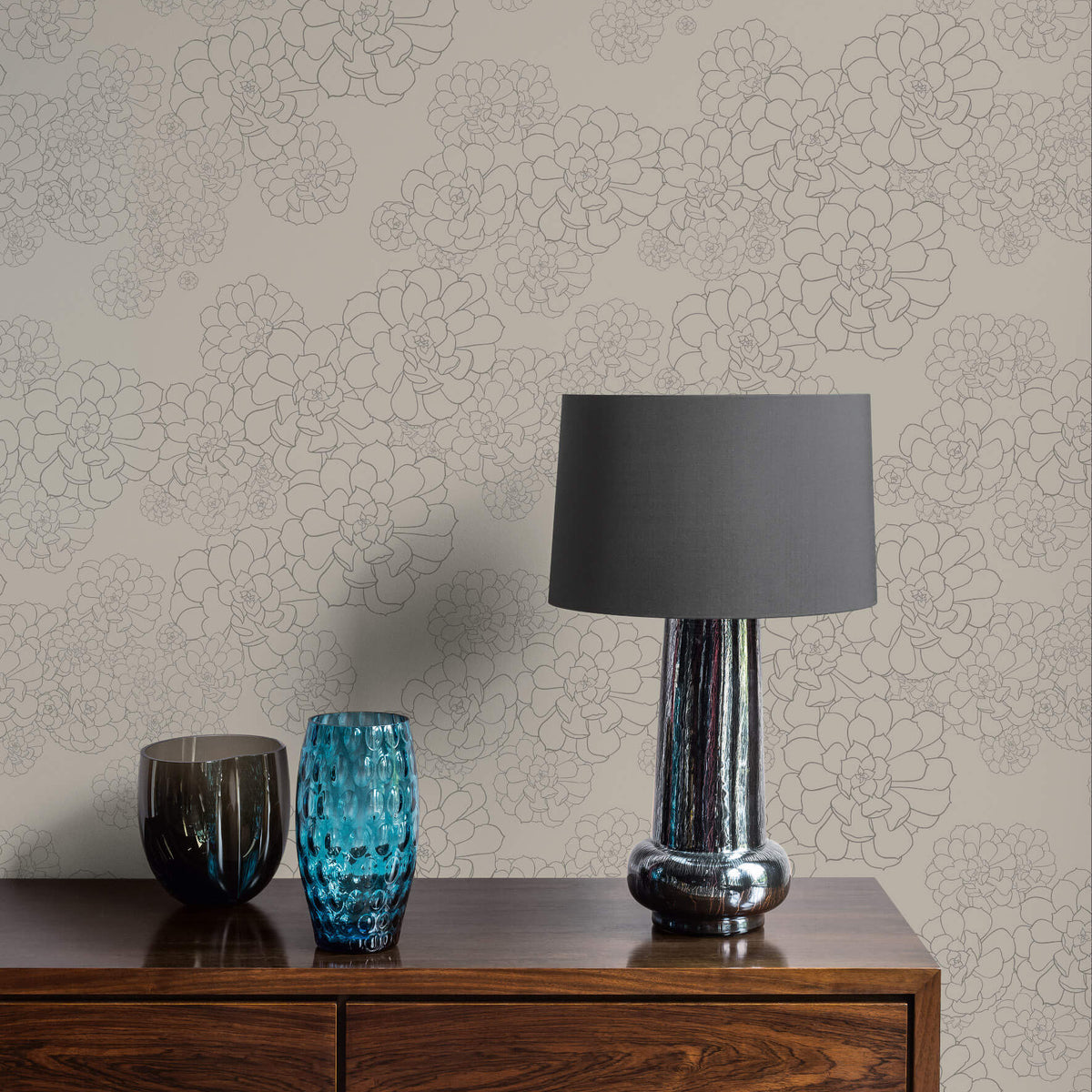 Aeonium - Cotton by Paint & Paper Library - luxury wallpaper