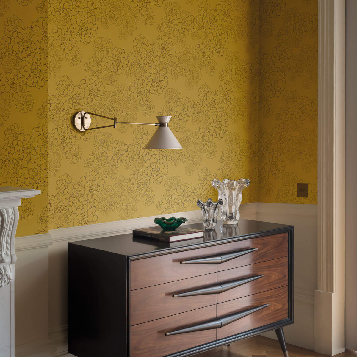 Aeonium - Gamboge by Paint & Paper Library - luxury wallpaper