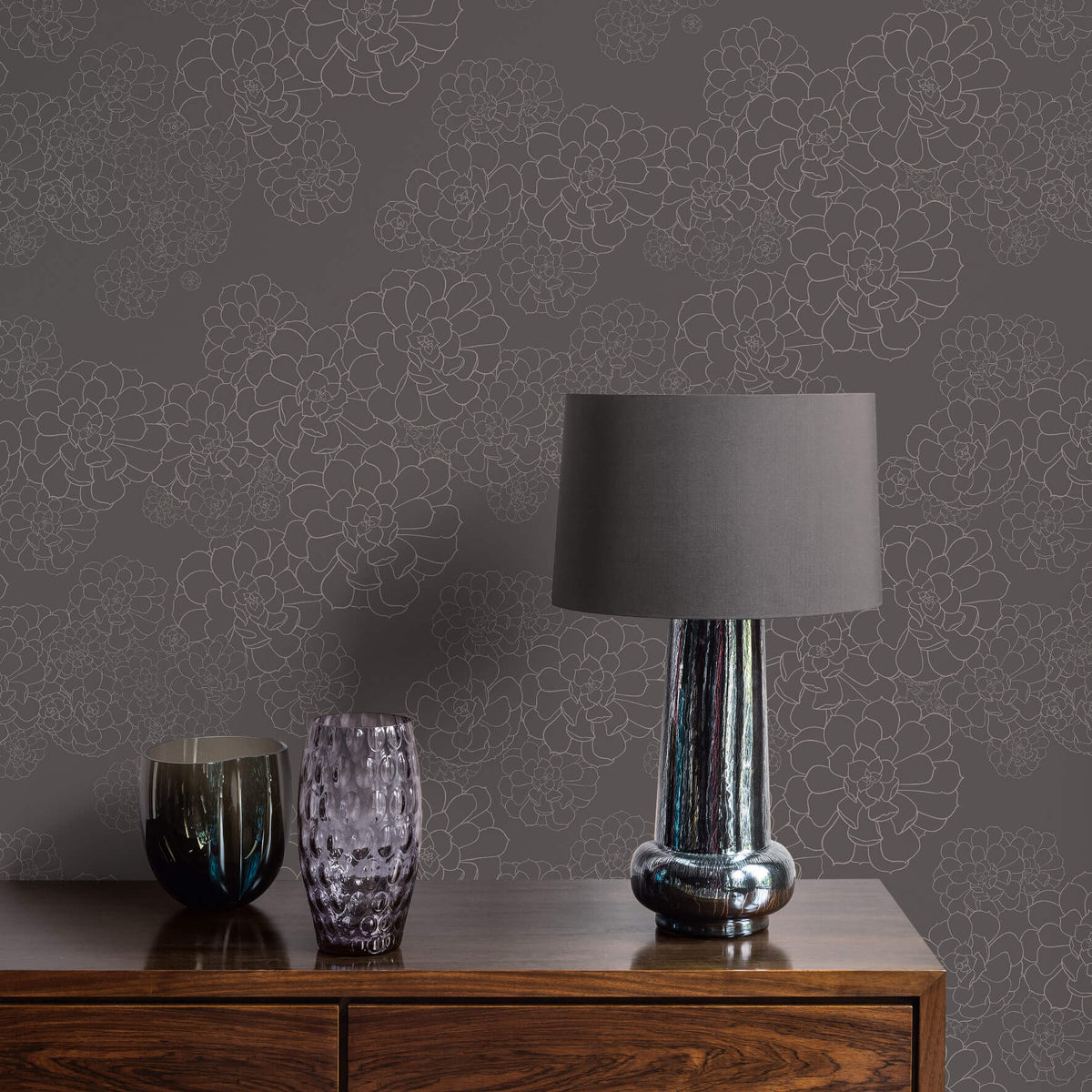 Aeonium - Monument by Paint & Paper Library - luxury wallpaper