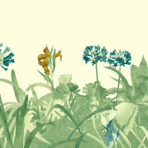 Aloe Walk - Glass by Paint & Paper Library - luxury wallpaper