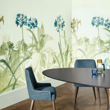 Aloe Walk - Glass by Paint & Paper Library - luxury wallpaper
