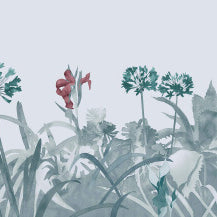Aloe Walk - Ice by Paint & Paper Library - luxury wallpaper
