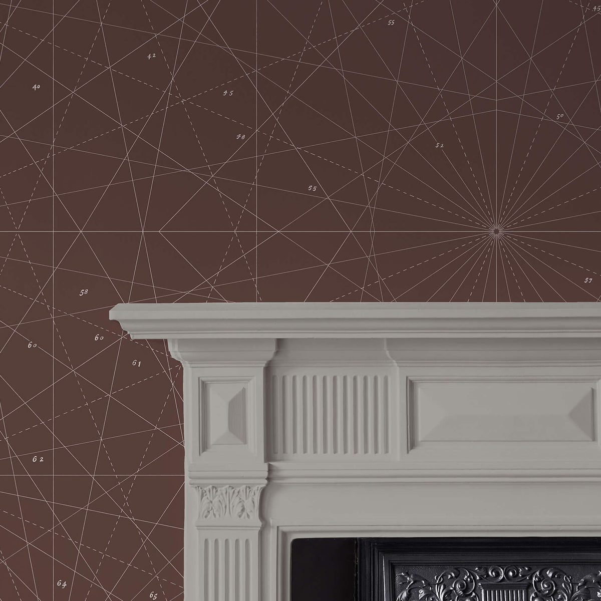 Chart - Plum Brandy by Paint & Paper Library - luxury wallpaper