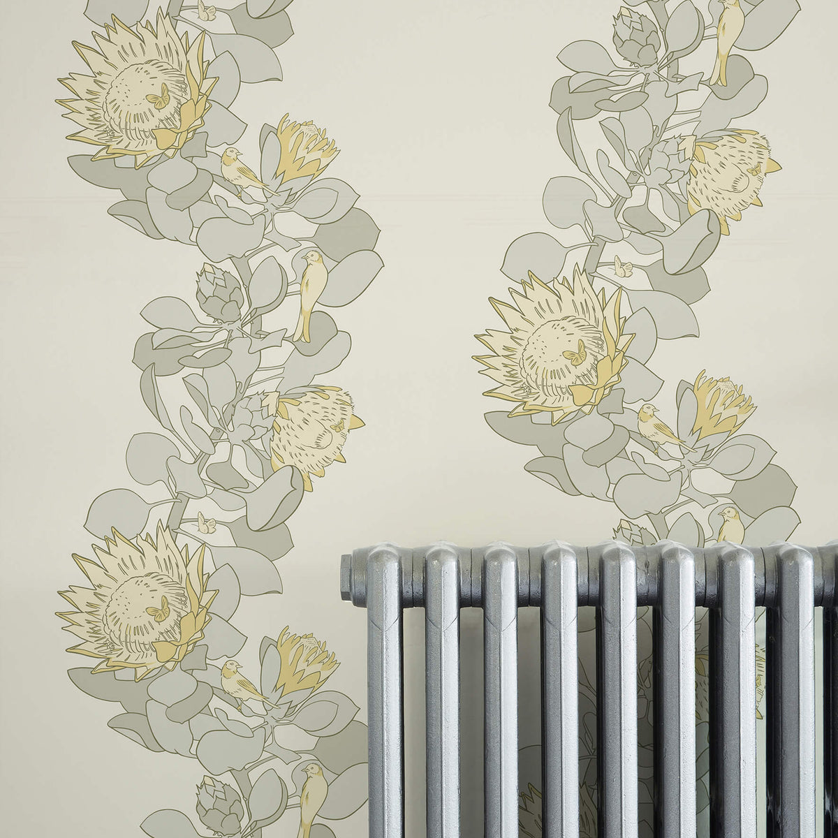 Protea Trail - Clay by Paint & Paper Library - luxury wallpaper