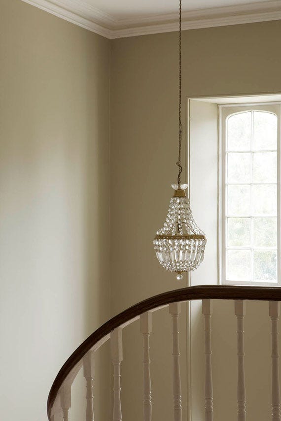 Interior painted in Farrow & Ball Old White