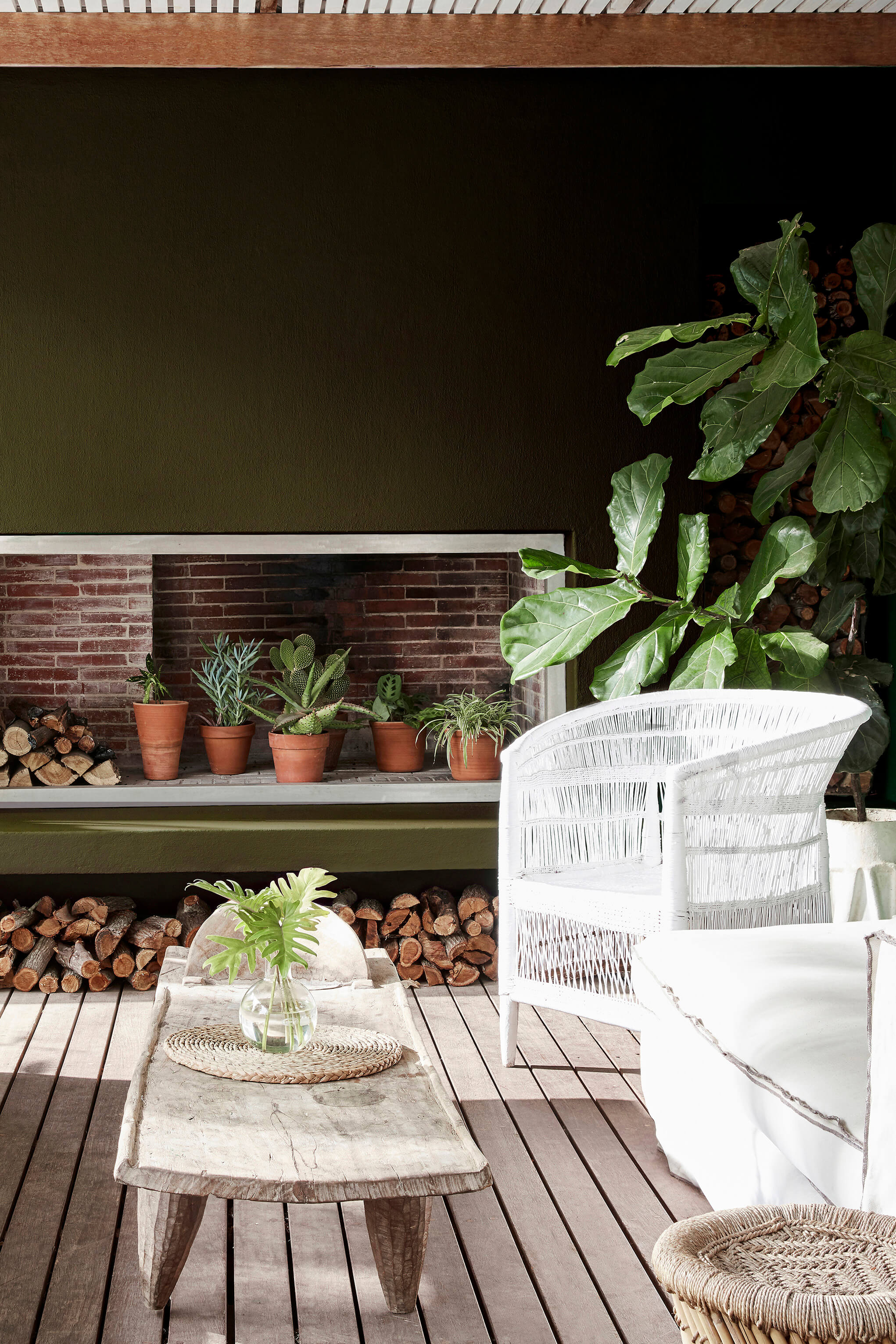 Exterior painted in Little Greene Invisible Green