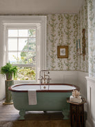 Sweet Pea 6701 wallpaper by Farrow & Ball in a room setting