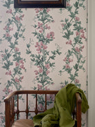 Sweet Pea 6703 wallpaper by Farrow & Ball in a room setting