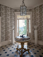 Gothic 6902 wallpaper by Farrow & Ball in a room setting
