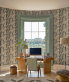 Gothic 6903 wallpaper by Farrow & Ball in a room setting