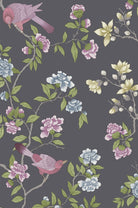 Aderyn - Arquerite Dark by Little Greene - luxury wallpaper
