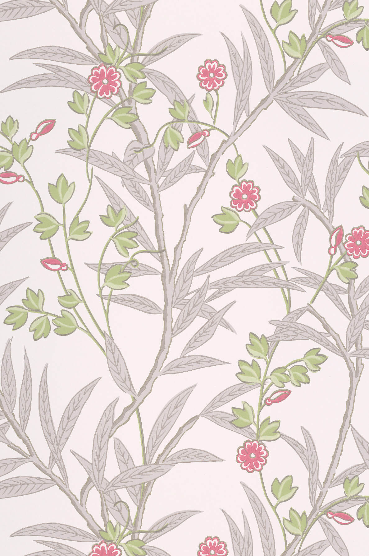 Bamboo Floral - Leather by Little Greene - luxury wallpaper
