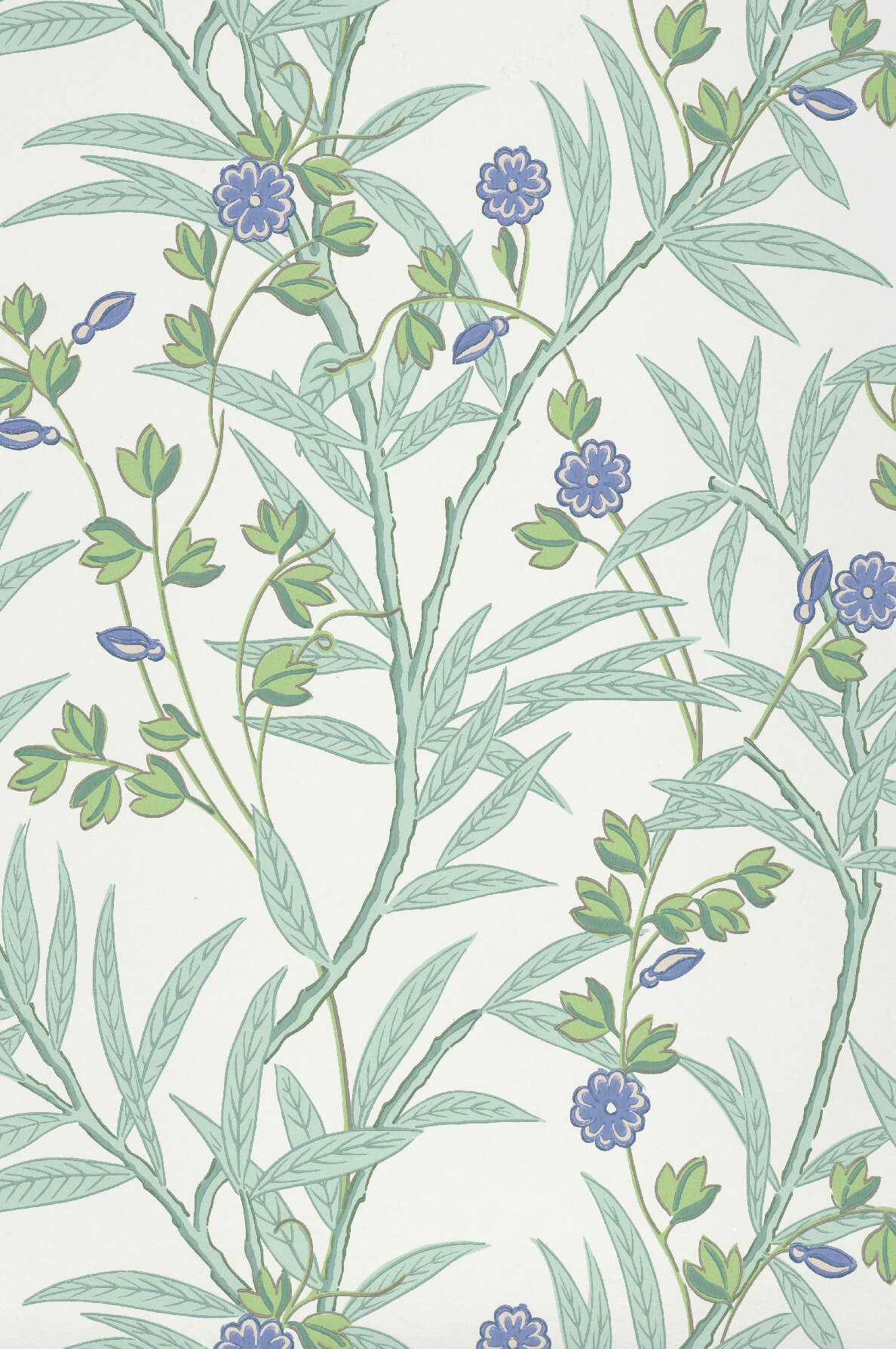 Bamboo Floral - Mambo by Little Greene - luxury wallpaper