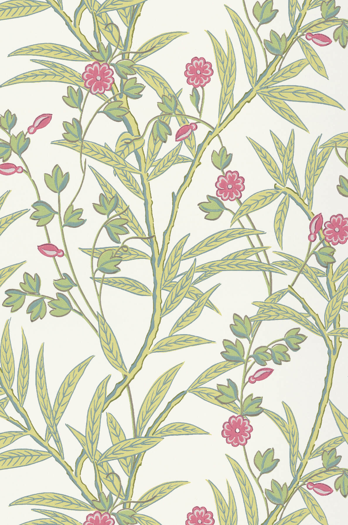 Bamboo Floral - Mischief by Little Greene - luxury wallpaper