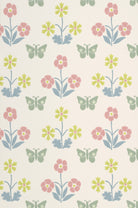 Burges Butterfly - Slaked Lime by Little Greene - luxury wallpaper