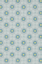 Ditsy Block - Bone China Blue by Little Greene - luxury wallpaper