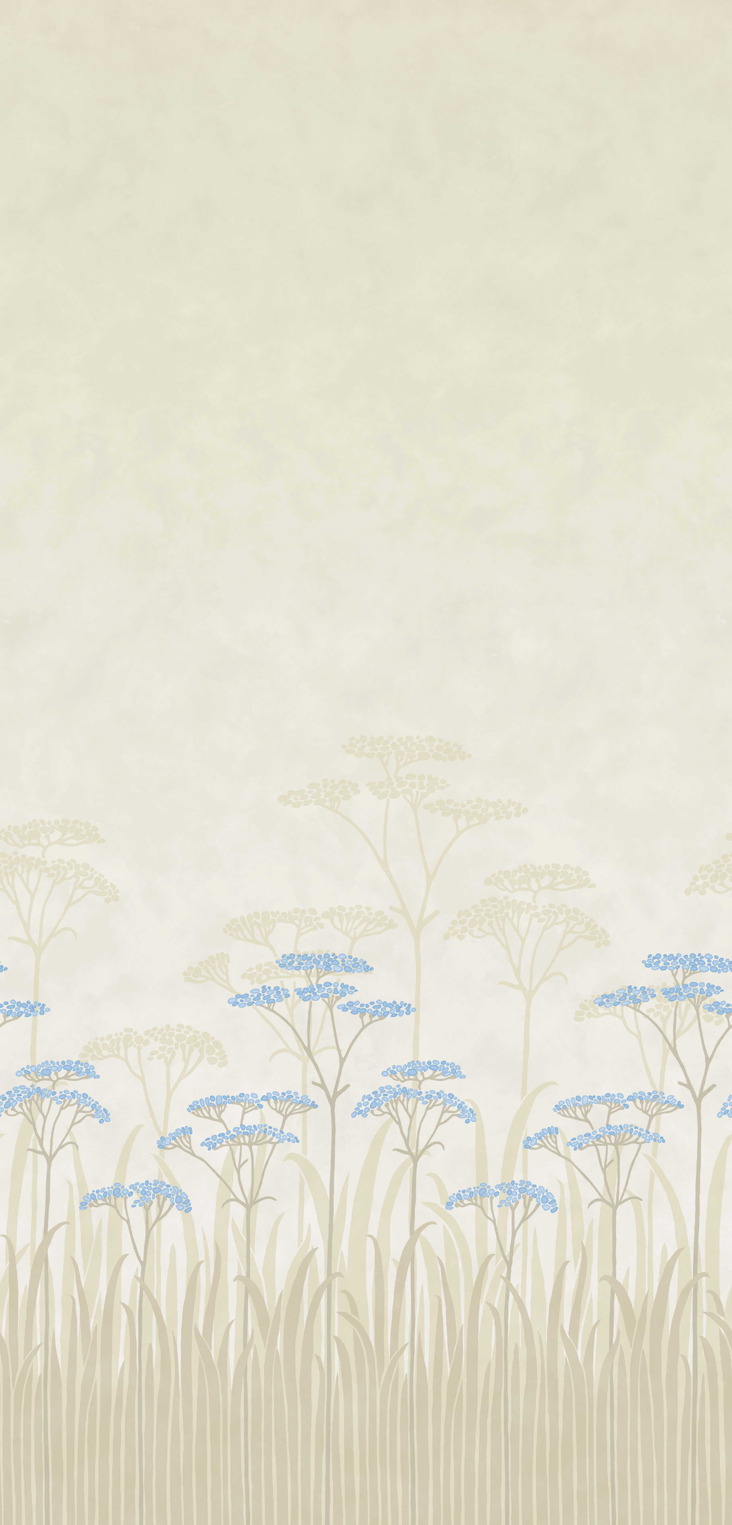 Achillea - Dew by Little Greene - luxury wallpaper
