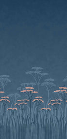Achillea - Nighttide by Little Greene - luxury wallpaper