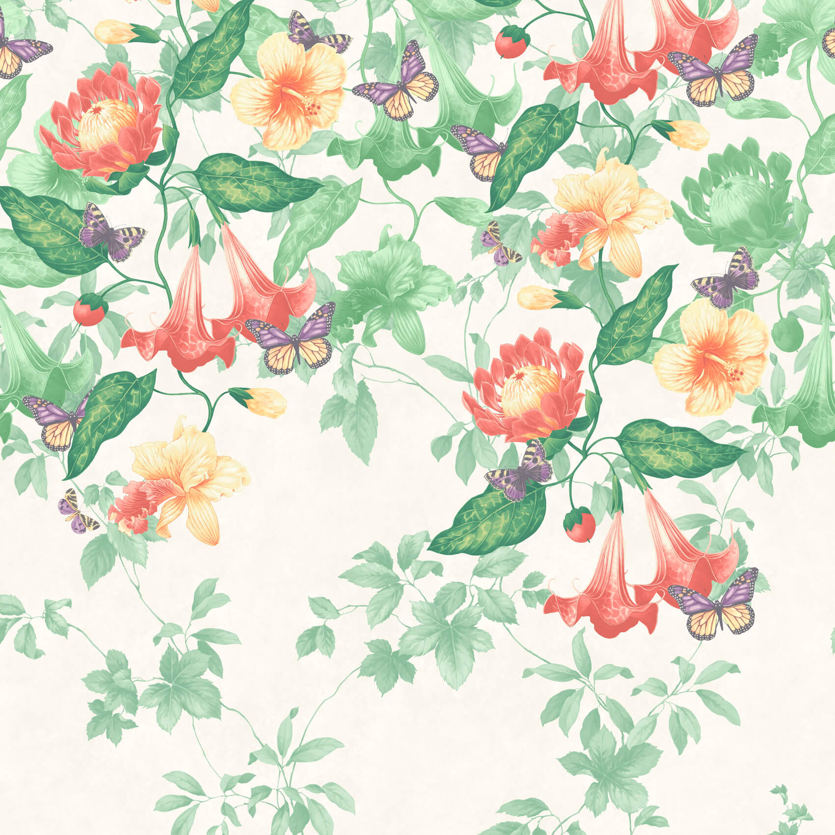Asterid - Lantern by Little Greene - luxury wallpaper