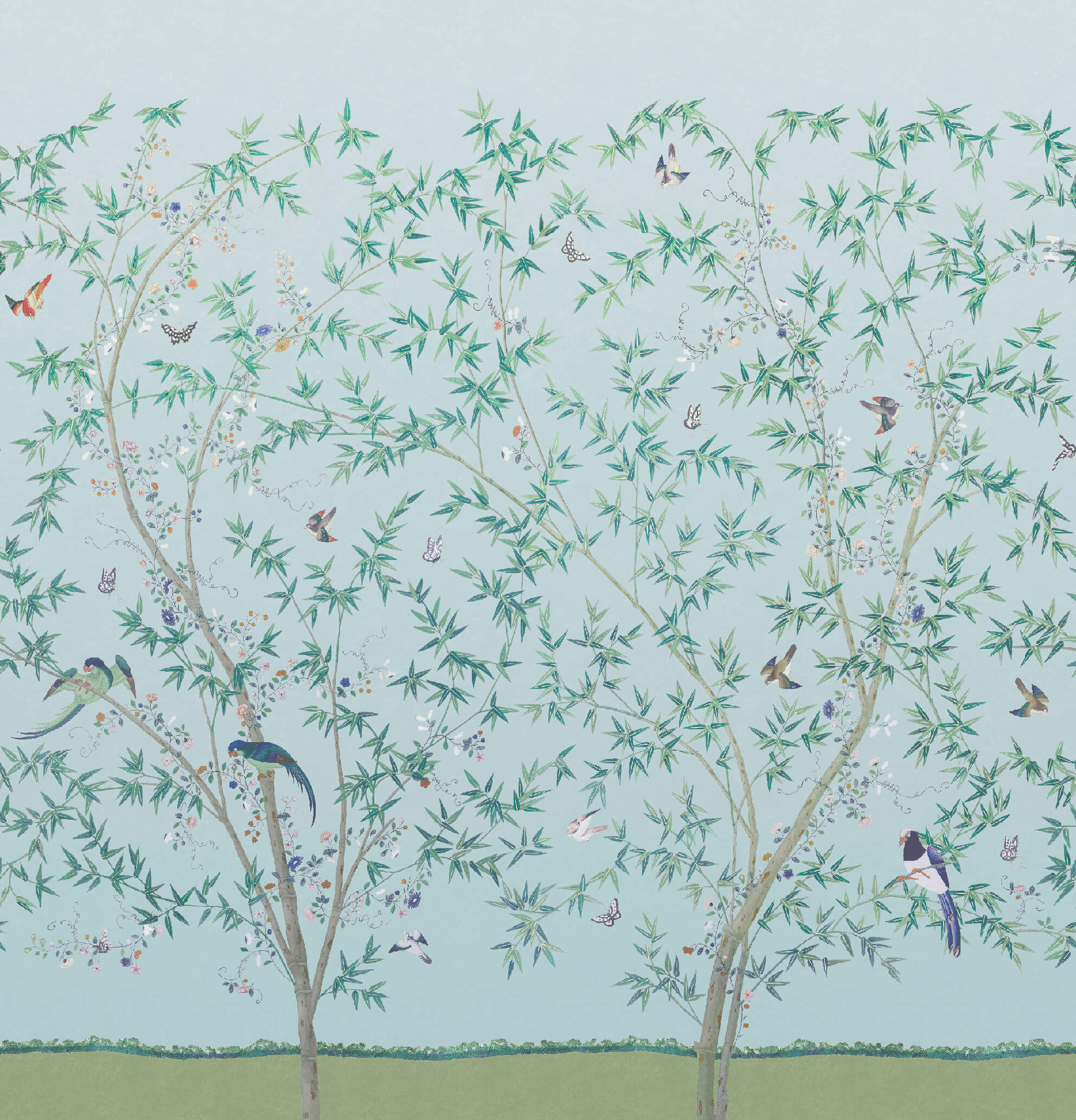 Belton Scenic - Pavilion by Little Greene - luxury wallpaper