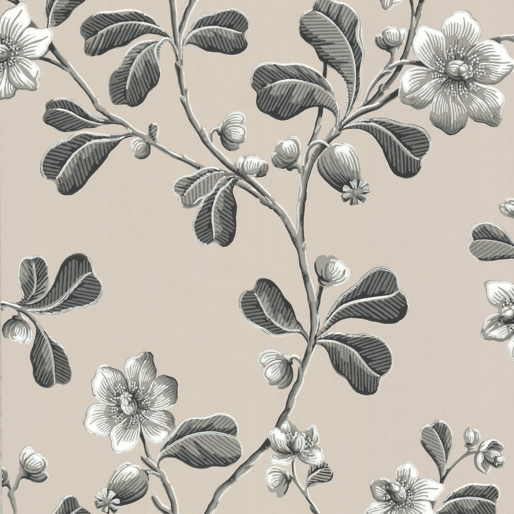 Broadwick St - Mono by Little Greene - luxury wallpaper