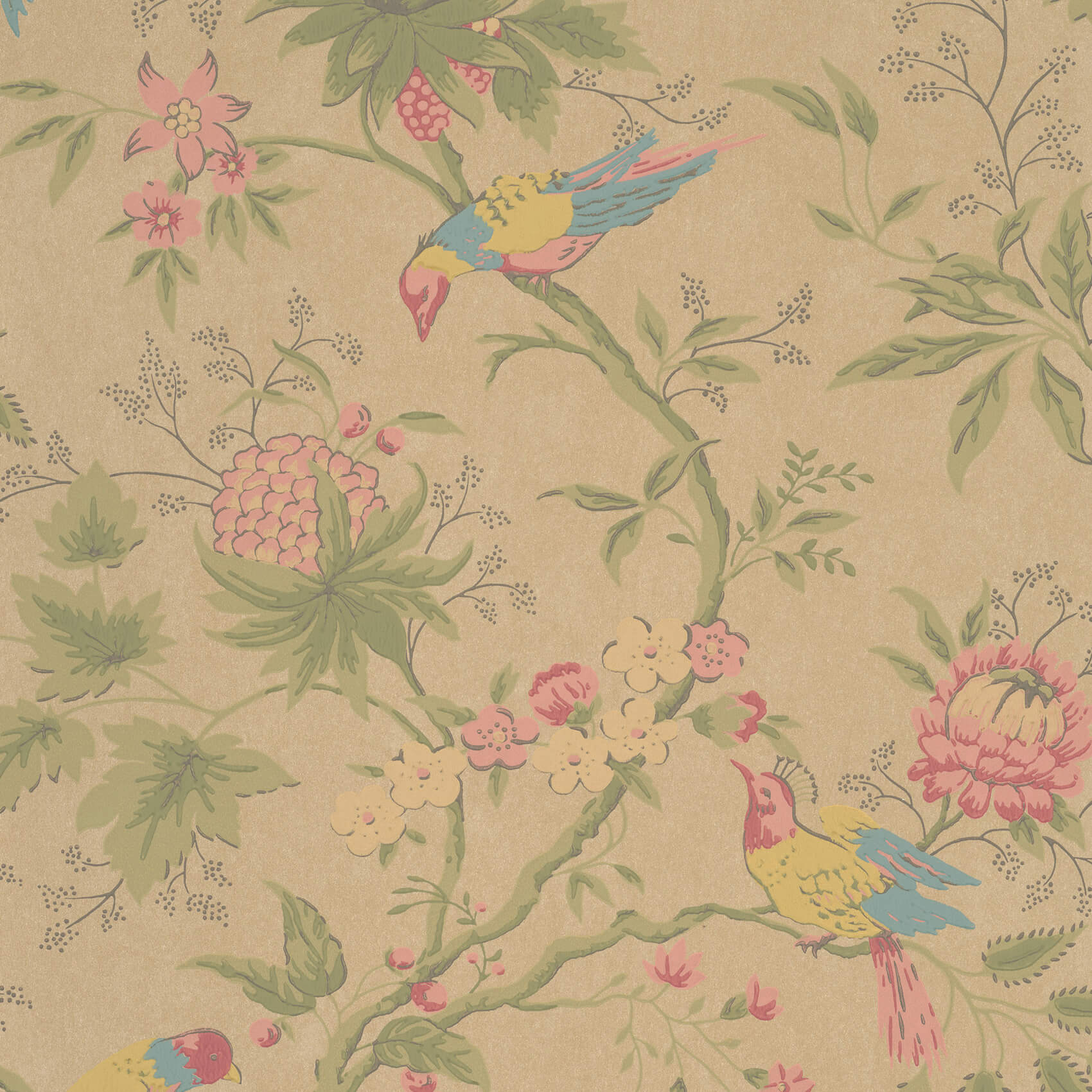 Brooke House - Parchment by Little Greene - luxury wallpaper