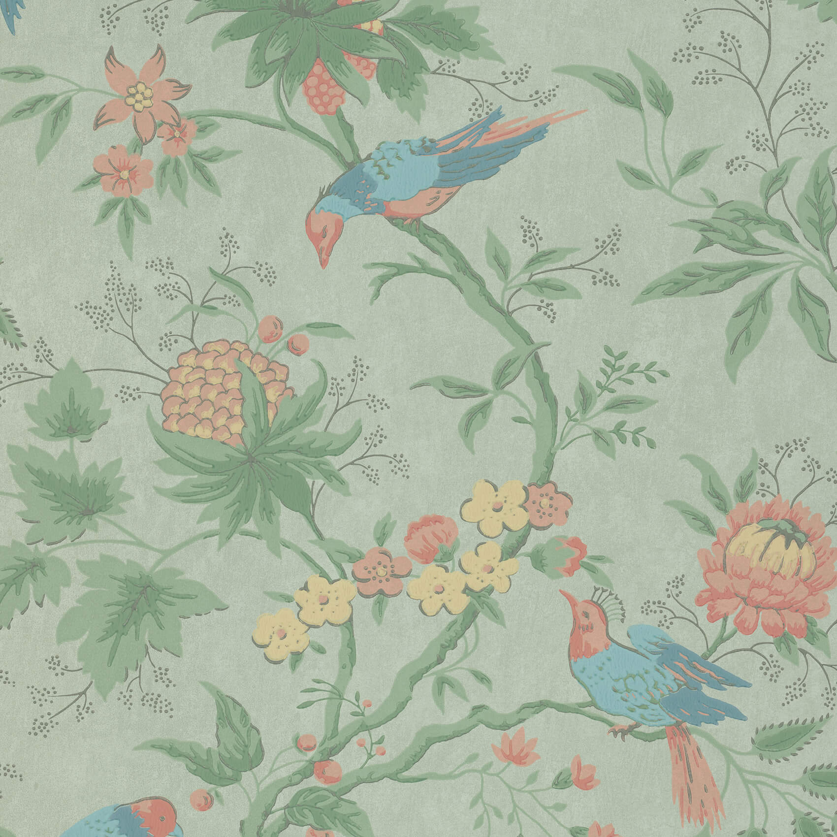 Brooke House - Silk by Little Greene - luxury wallpaper