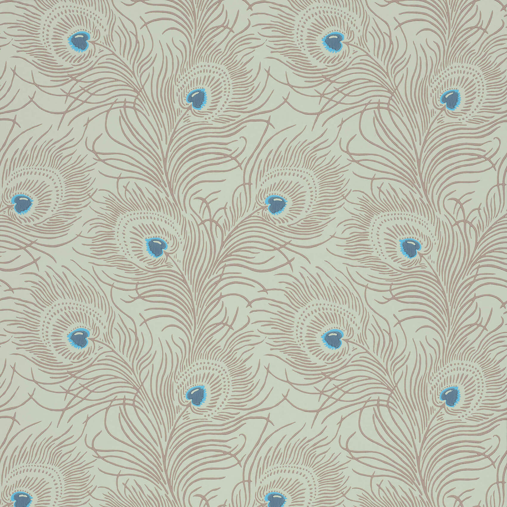 Carlton House Terrace - Copper by Little Greene - luxury wallpaper