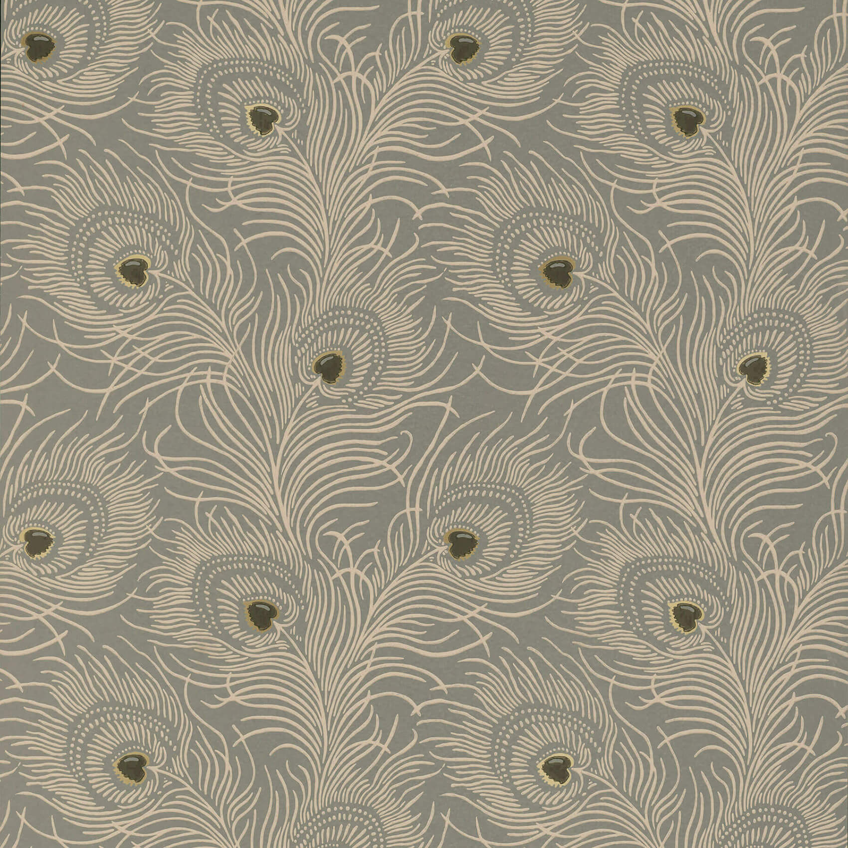 Carlton House Terrace - Slate by Little Greene - luxury wallpaper