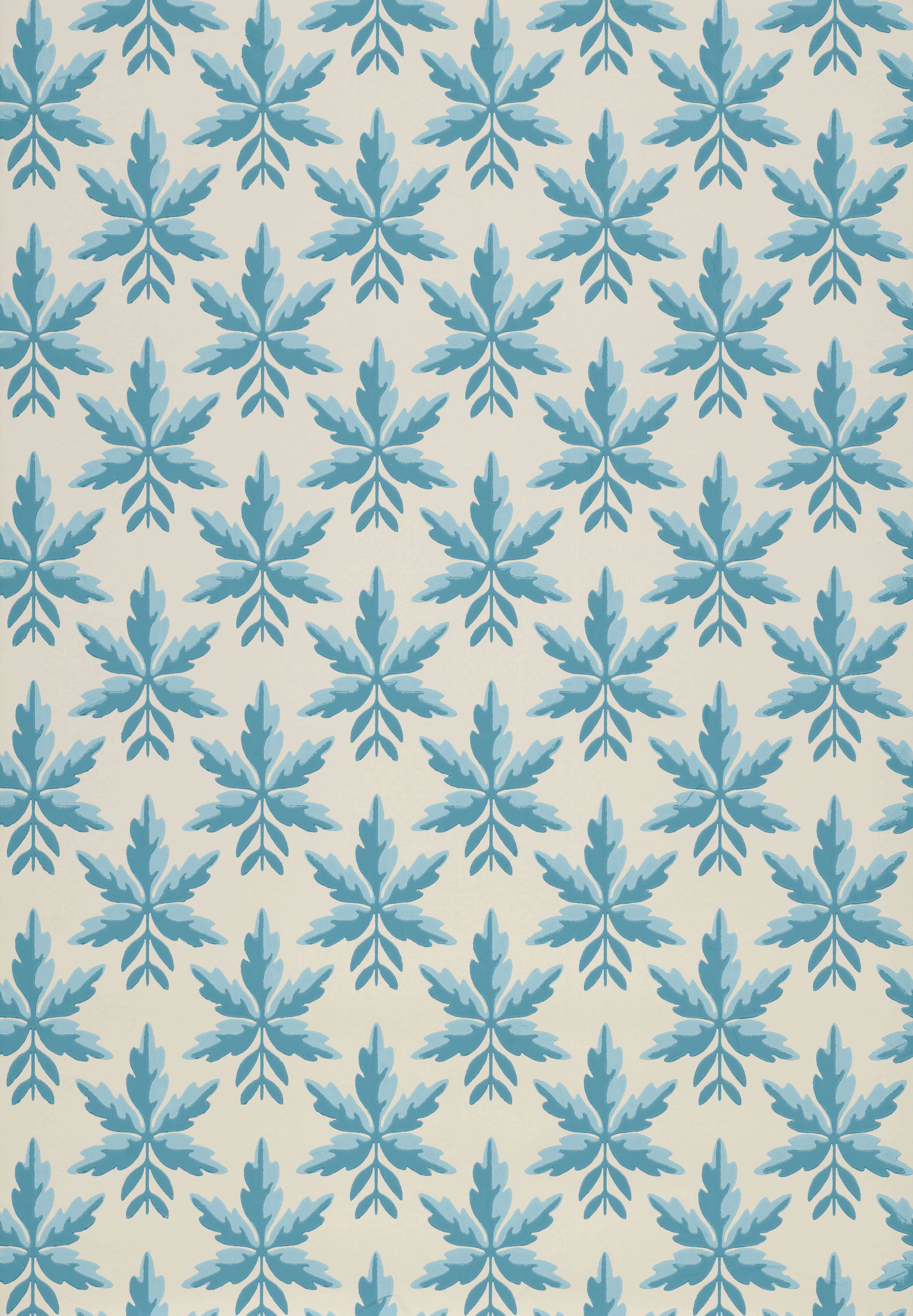 Clutterbuck - Bice by Little Greene - luxury wallpaper