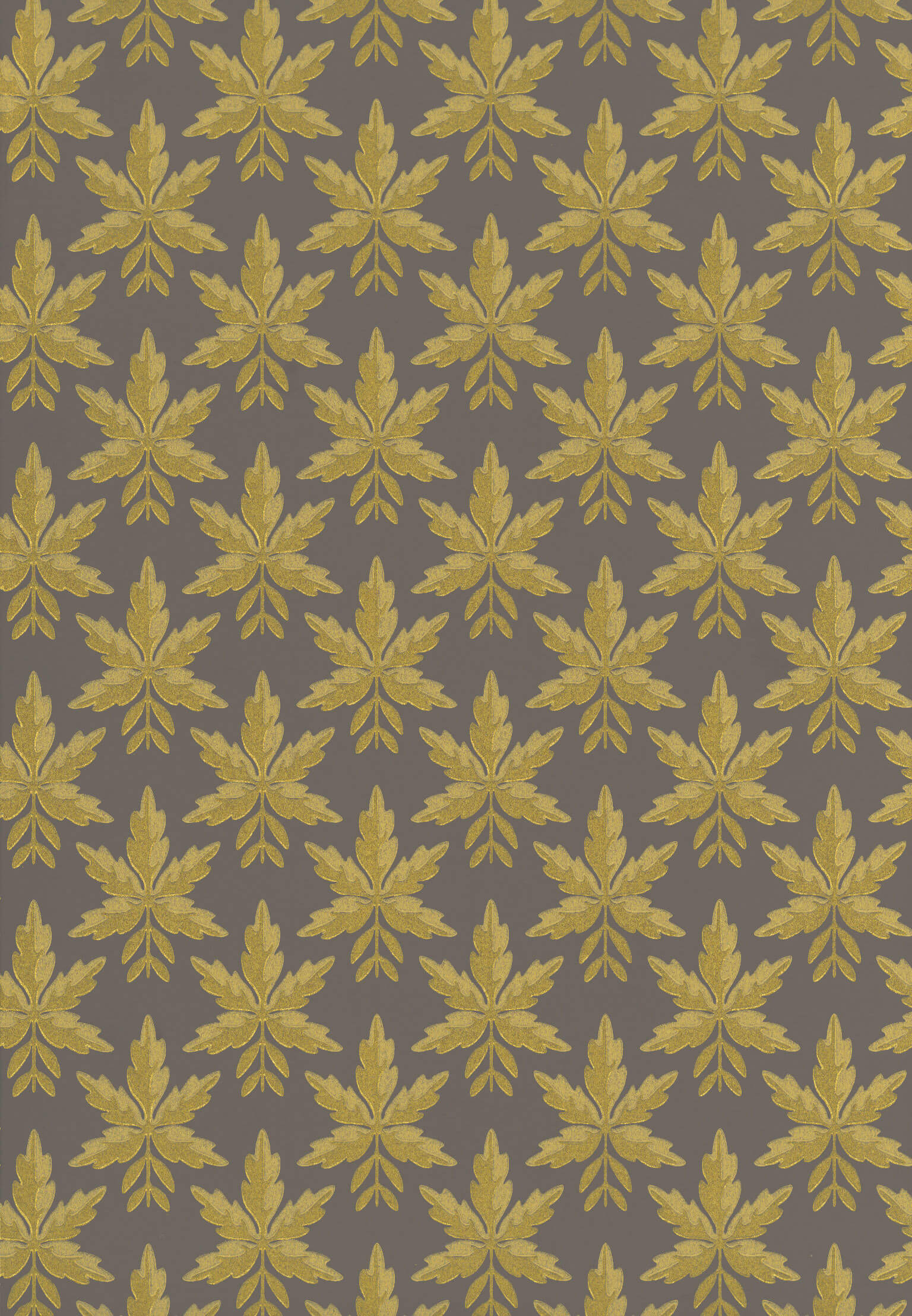 Clutterbuck - Corinthian Gold by Little Greene - luxury wallpaper
